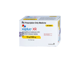 Thuốc Xigduo XR 10/1000 Tab điều trị đái tháo đường tuýp 2 ( hộp 4 vỉ x 7 viên)
