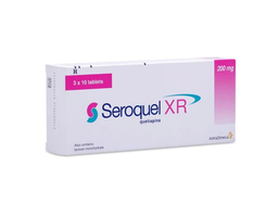 Thuốc Seroquel XR Tab 200mg điều trị tâm thần phân liệt ( hộp 3 vỉ x 10 viên)