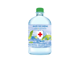 Nước súc miệng truyền thống Dr.Muối Làm giảm nguy cơ các bệnh về răng miệng hương vỏ chanh (Chai 1L)