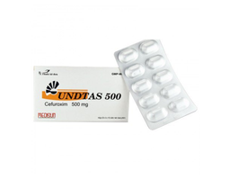 Thuốc Undtas 500 Tab điều trị nhiễm khuẩn ( hộp 3 vỉ x 10 viên)