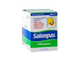 Cao dán Salonpas giảm đau ( hôp 20 gói x 10 miếng)