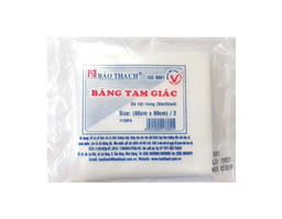 Băng tam giác Bảo Thạch (80cm x 80cm)/2 dùng để cố định vùng chấn thương (1 miếng/ gói)