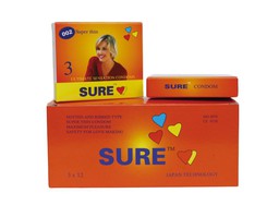 BCS Sure B3 siêu mỏng, kéo dài thời gian quan hệ (1 hộp* 3 cái) 