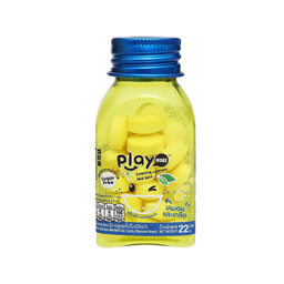 Kẹo ngậm Play Candy chanh muối giúp thơm miệng, thông cổ và mát lạnh (Lọ 22g)