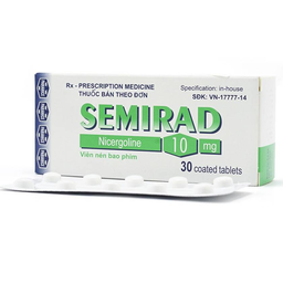 Thuốc điều hòa kinh nguyệt Semirad 10mg (Hộp 3 vỉ x 10 viên)