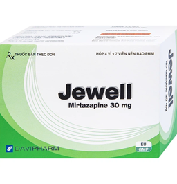 Thuốc Jewell 30mg điều trị trầm cảm nặng (Hộp 4 vỉ x 7 viên)
