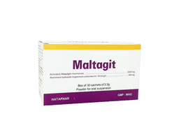 Thuốc Maltagit 2.5g/0.5g điều trị triệu chứng dạ dày (Hộp 30 gói)