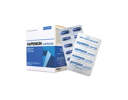 Thuốc Hapenxin 500mg (xanh -tím) điều trị nhiễm khuẩn (Hộp 10 vỉ x 10 viên)