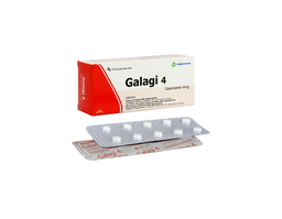 Thuốc Galagi 4 Tab 4mg Agimexpharm điều trị chứng sa sút trí tuệ (Hộp 6 vỉ x 10 viên)