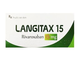 Thuốc Langitax 15mg giảm nguy cơ đột quỵ, tắc mạch (Hộp 2 vỉ x 7 viên)