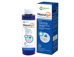 Dung dịch rửa Nacurgo làm sạch da, sát khuẩn vết thương (Hộp 1 lọ 125ml)