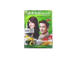 Dầu gội nhuộm tóc SuperNova thảo dược màu nâu hạt dẻ (Hộp 12 gói x 30ml)