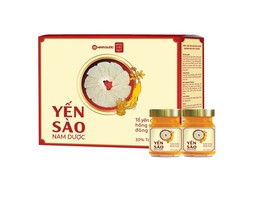 Yến sào Nam Dược hồng sâm - đông trùng bồi bổ sức khoẻ (Hộp 6 lọ 70ml) 