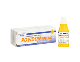 Dung dịch sát trùng Povidon Iod HD 10% ngăn ngừa nhiễm khuẩn (lọ 90ml)