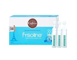 Dung dịch nước muối ưu trương Fysoline 5ml giảm ngạt mũi, khô mũi (Hộp 20 ống)