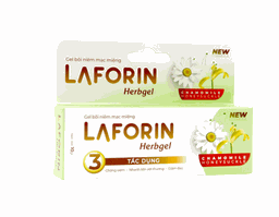 Gel bôi niêm mạc miệng Laforin Herbgel giảm viêm lợi, đau răng, loét miệng (Tuýp 10g)