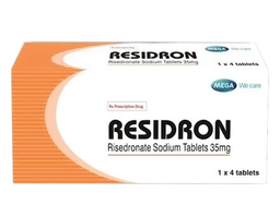 Thuốc Residron 35mg điều trị loãng xương (Hộp 1 vỉ x 4 viên)