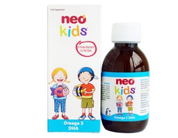 Neo Kids Omega 3 DHA hỗ trợ bổ sung DHA, vitamin cho trẻ (Lọ 150 ml)