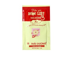 Dầu gội dược liệu Thái Dương 3 Hoa giúp sạch tóc và da đầu, giảm rụng tóc (Dây 10 gói 5ml)