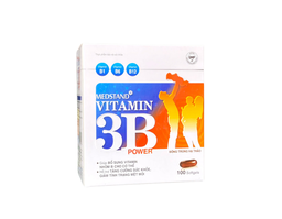 Vitamin 3B Power Medstand bổ sung vitamin nhóm B hỗ trợ tăng cường sức khỏe, giảm mệt mỏi (Hộp 10 vỉ x 10 viên)