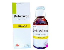 Thuốc Detoxiron 100mg/ml điều trị thừa sắt (Chai 250ml)