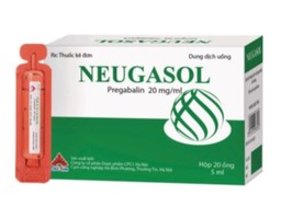 Thuốc Neugasol điều trị bệnh động kinh, đau thần kinh (Hộp 4 vỉ x 5 ống)