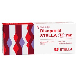 Thuốc Bisoprolol Stella 10mg giúp kiểm soát tăng huyết áp và đau thắt ngực
