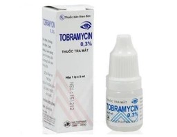 Thuốc nhỏ mắt Tobramycin Hà Tây 0.3% điều trị nhiễm khuẩn (Lọ 5ml)