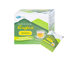 Tinh chất thảo dược Eugica Cold & Flu hỗ trợ giảm triệu chứng cảm cúm (Hộp 10 gói x 4g)