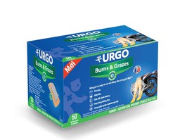 Băng dán Urgo Burns & Grazes 100mm x 70 mm bảo vệ vết thương do bỏng bô xe máy (hộp 50 miếng)