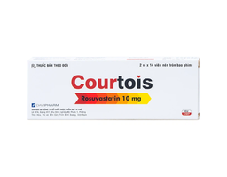 Thuốc Courtois 10mg Davipharm dùng để làm giảm LDL-cholesterol (Hộp 2 vỉ x 14 viên)