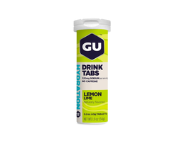 Viên sủi Gu Hydration Drink Lemon Lime bổ sung điện giải và năng lượng cho các hoạt động thể thao (Tuýp 12 viên)