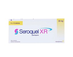 Thuốc Seroquel XR 50mg AstraZeneca điều trị tâm thần phân liệt (Hộp 3 vỉ x 10 viên)