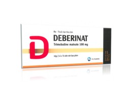 Thuốc Debrinat 100mg điều trị triệu chứng đau, rối loạn nhu động ruột và khó chịu đường ruột (Hộp 2 vỉ x 15 viên)