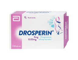 Thuốc tránh thai hằng ngày Drosperin Abbott (Hộp 1 vỉ x 28 viên)