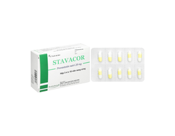 Thuốc Stavacor 20mg Herabiopharm điều trị tăng cholesterol máu (3 vỉ x 10 viên)
