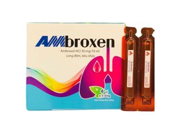 Dung dịch uống Ambroxen giúp làm loãng đờm, dùng trong các bệnh liên quan đến đường hô hấp