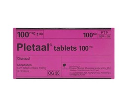 Thuốc Pletaal 100mg điều trị thiếu máu cục bộ (Hộp 10 vỉ x 10 viên)