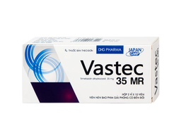 Thuốc Vastec 35 MR DHG điều trị đau thắt ngực ổn định (Hộp 5 vỉ x 10 viên)