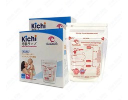 Túi tích trữ sữa Kichi 100ml dùng cho phụ nữ mới sinh tích sữa cho bé (Hộp 30 túi)