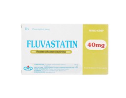 Fluvastatin 40mg MD Pharco điều trị rối loạn mỡ máu (Hộp 3 vỉ x 10 viên)
