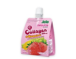 Nước ép trái cây thạch Collagen Jele cung cấp Collagen cho da căng tràn sức sống (Túi 150g)