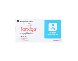 Thuốc Forxiga AstraZeneca điều trị đái tháo đường type 2 (2 vỉ x 14 viên)