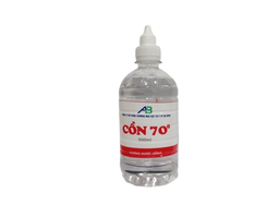 Cồn 70 độ AB hỗ trợ sát trùng vết thương (Chai 500ml)