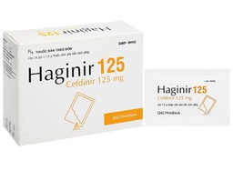 Cốm pha hỗn dịch Haginir 125 trị nhiễm khuẩn, nhiễm trùng nhẹ và vừa (24 gói * 1.5g)               