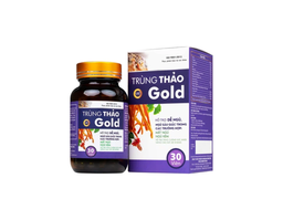 Viên uống Trùng Thảo Gold Thành Công hỗ trợ dễ ngủ, ngủ sâu giấc (Hộp 30 viên)