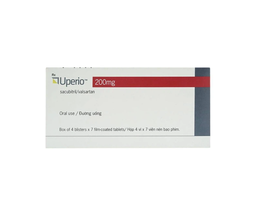 Thuốc Uperio 200mg Novartis điều trị suy tim (Hộp 4 vỉ x 7 viên)