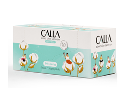 Bông làm sạch da CALLA Bạch Tuyết sạch sâu và cấp ẩm (Hộp 80 miếng)