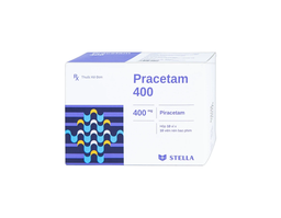 Thuốc Pracetam 400 điều trị chóng mặt, suy giảm trí nhớ (hộp 10 vỉ x10 viên)