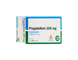Thuốc Pregabakern 100mg điều trị đau dây thần kinh, động kinh, rối loạn lo âu (Hộp 6 vỉ x 14 viên) 